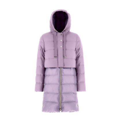 Herno Purple Cashmere Coat