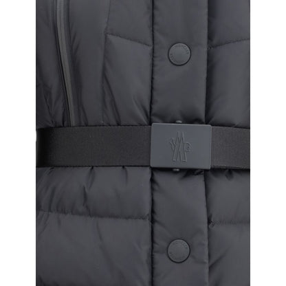 Moncler Grenoble Black Polyamide Coat