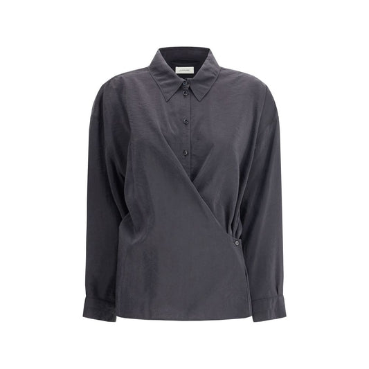 Lemaire Black Silk Dress Shirt