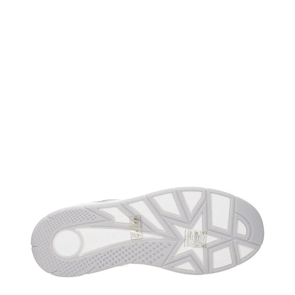 Jimmy Choo White Leather Low Top Sneakers