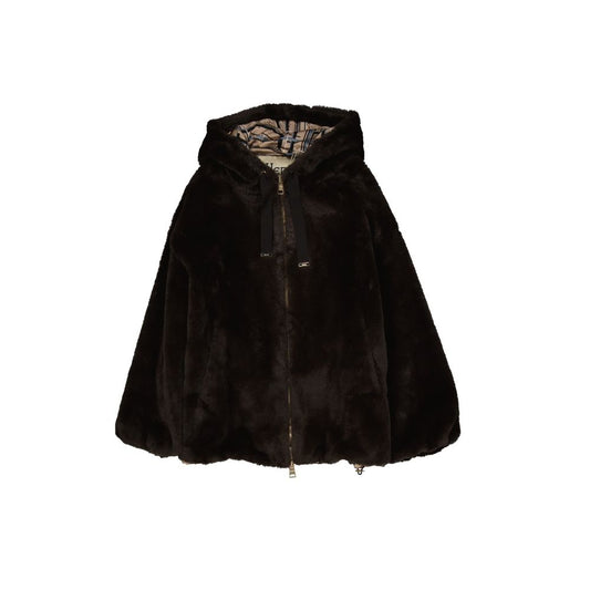 Herno Faux Fur Hooded Jacket