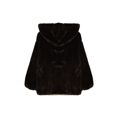 Herno Faux Fur Hooded Jacket