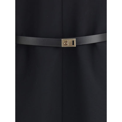 Ferragamo Black Viscose Casual Dress