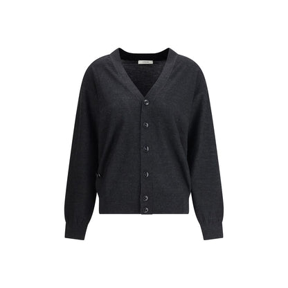 Lemaire Gray Merino Wool Cardigan