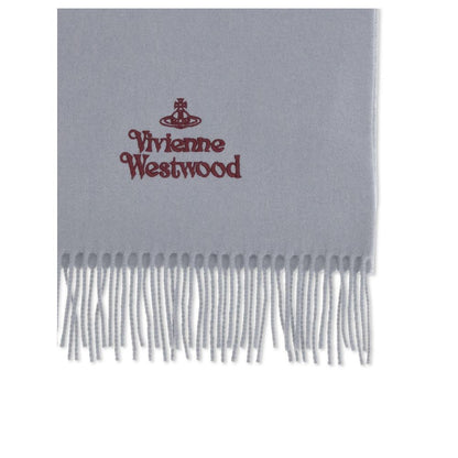 Vivienne Westwood Gray Wool Scarf