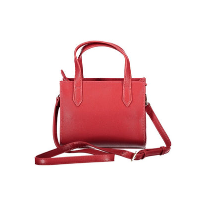 Mario Valentino Red Polyethylene Women Handbag