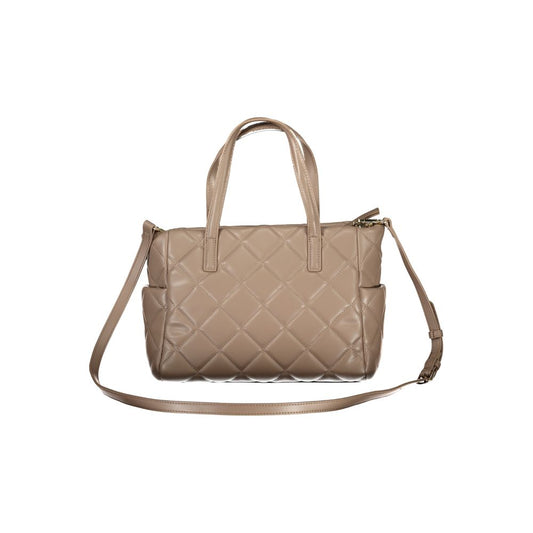 Mario Valentino Brown Polyethylene Handbag