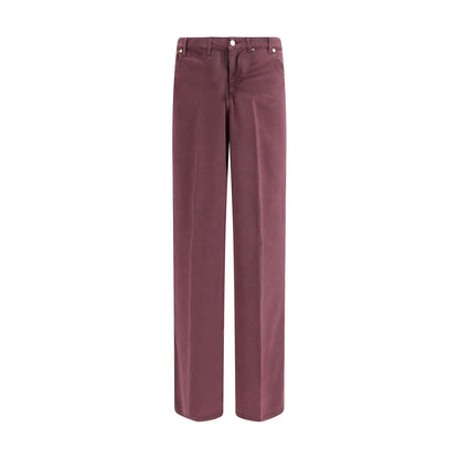 Cruna Purple Tencel Relaxed Fit Jeans