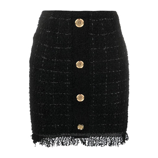 PINKO Black Polyester Skirt