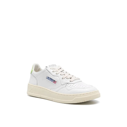 Autry White Leather Low Top Sneakers