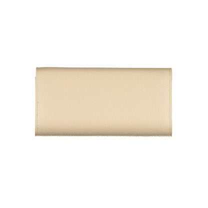Mario Valentino Beige Polyethylene Wallet