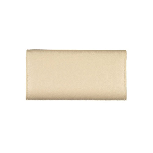 Mario Valentino Beige Polyethylene Wallet
