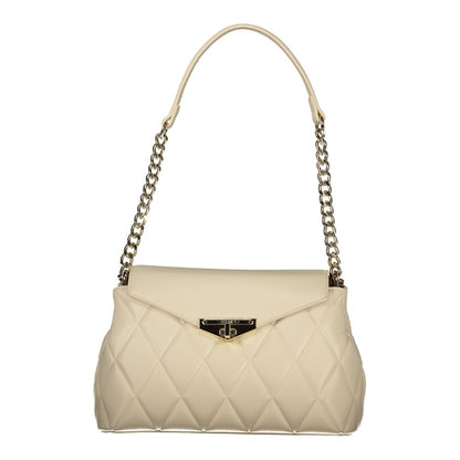Mario Valentino Beige Polyethylene Handbag