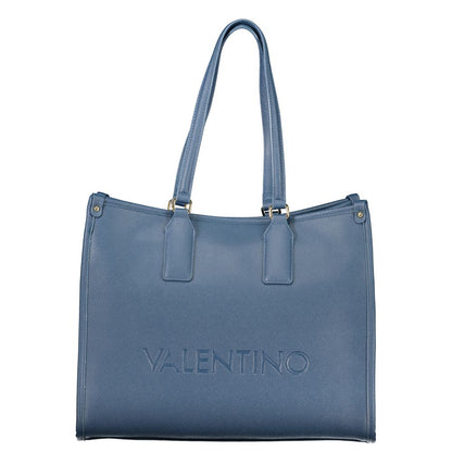 Mario Valentino Blue Polyethylene Handbag