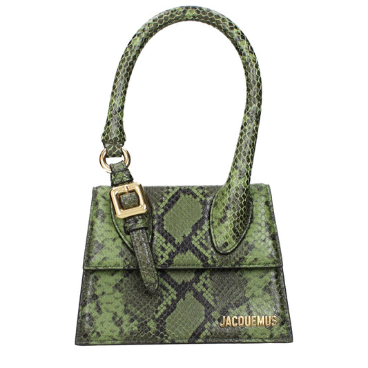Jacquemus Green Leather Handbag