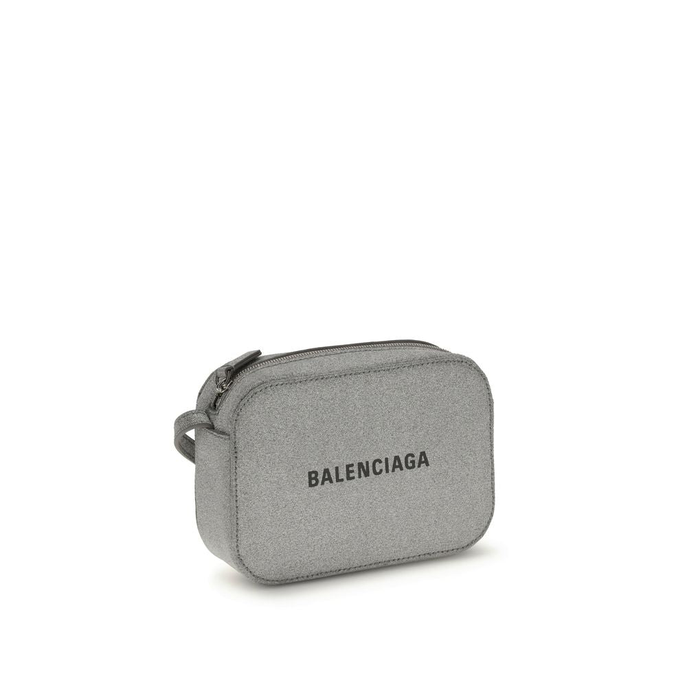Balenciaga Gray Calf Leather Bos Taurus Shoulder Bag