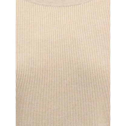 Brunello Cucinelli Beige Cashmere Cashmere Sweater