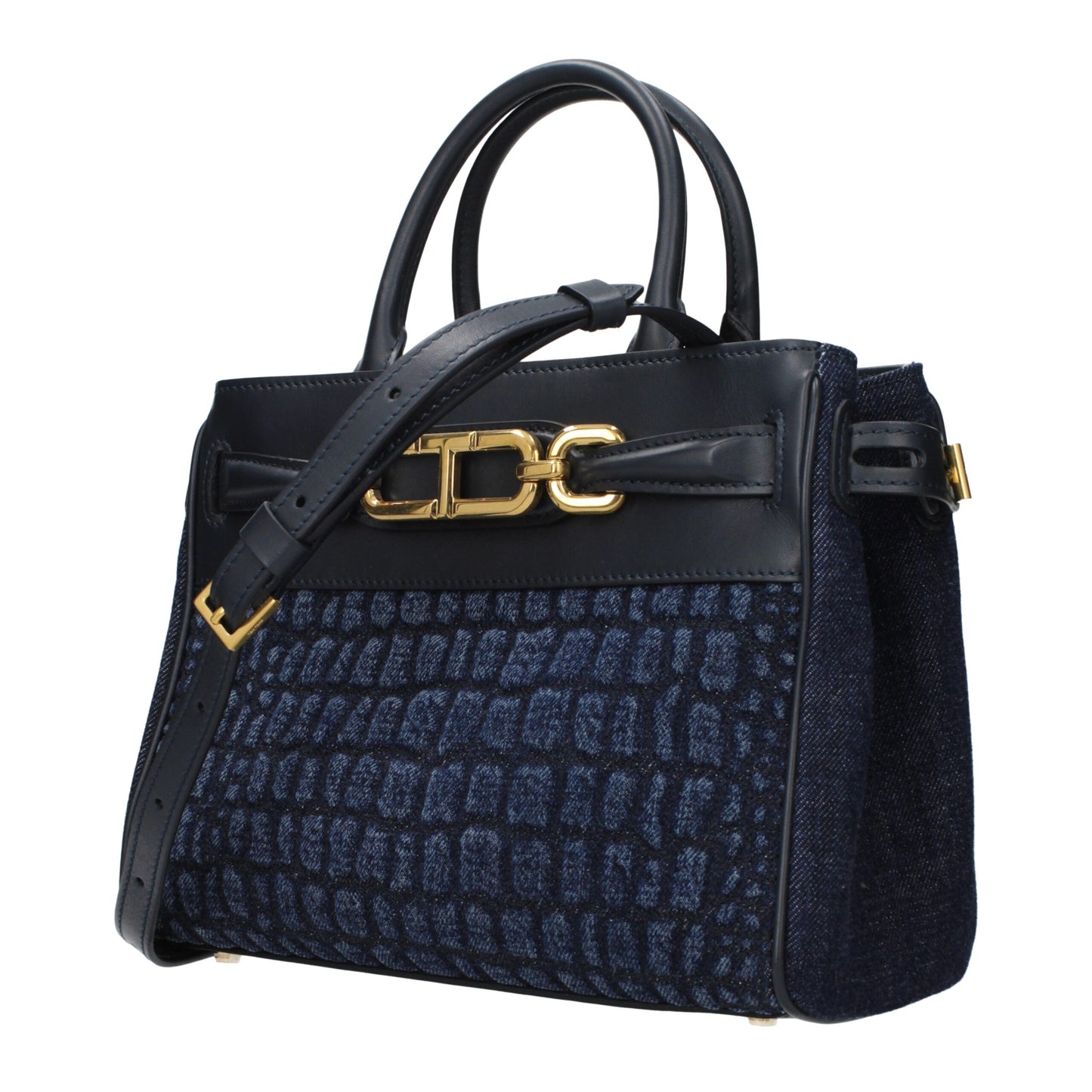 Tom Ford Blue Fabric Handbag