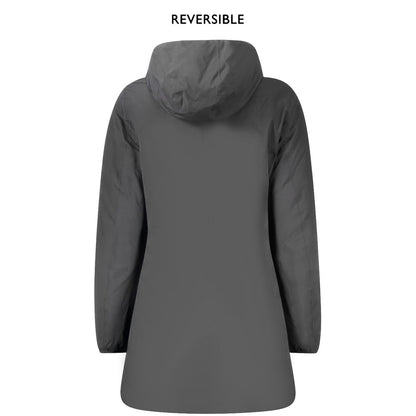 K-WAY Black Nylon Jackets & Coat