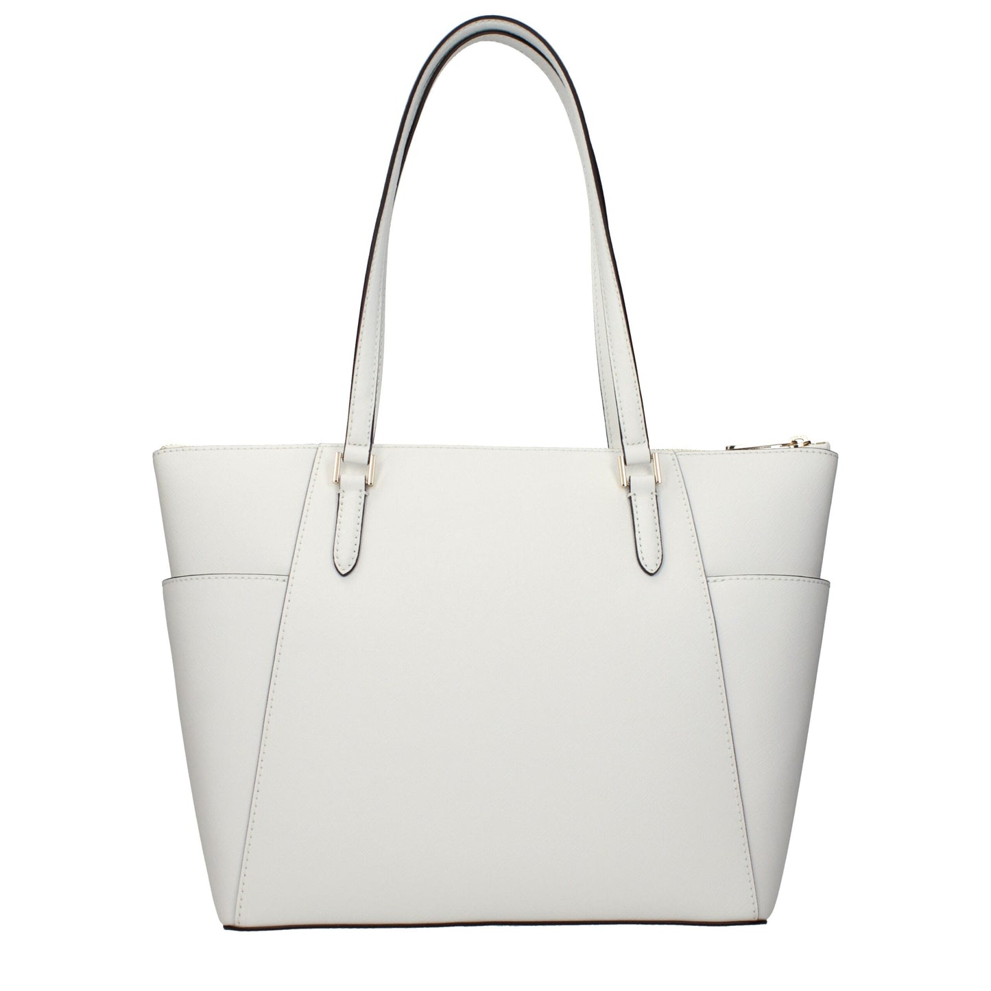 Michael Kors White Leather Shoulder Bag