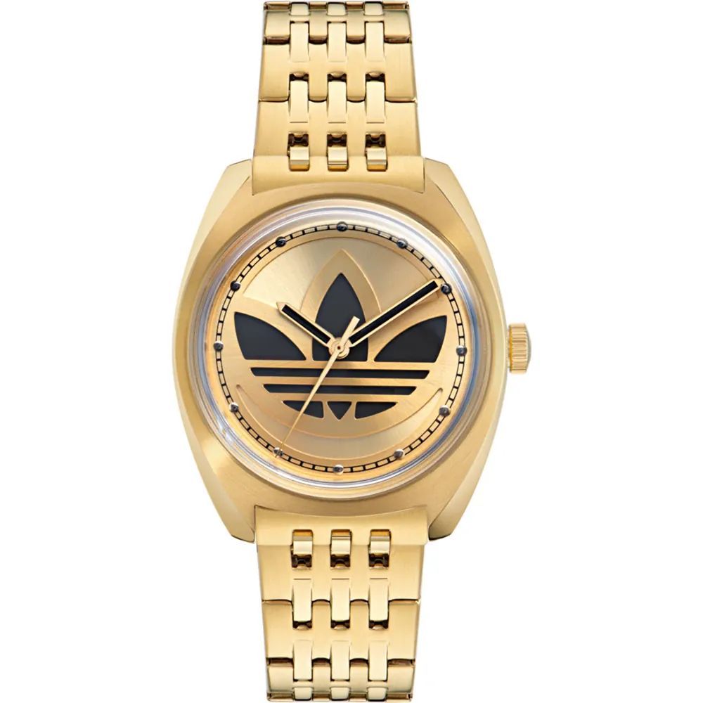 Orologio elegante Adidas in acciaio inossidabile dorato