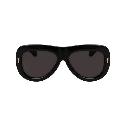 Ferragamo Black Acetate Sunglasses