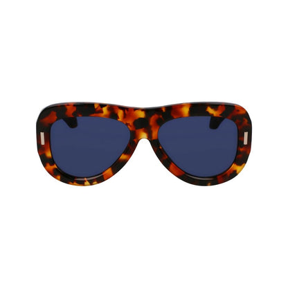 Ferragamo Brown Acetate Sunglasses