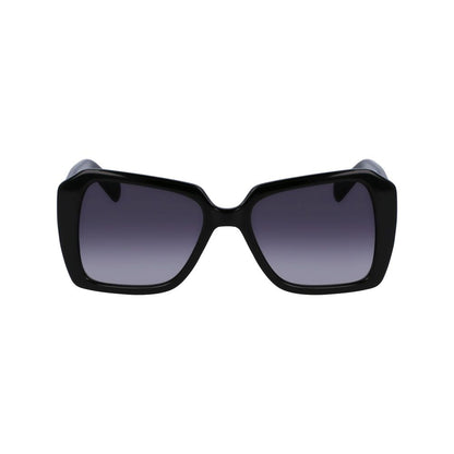 Karl Lagerfeld Black Injected Sunglasses