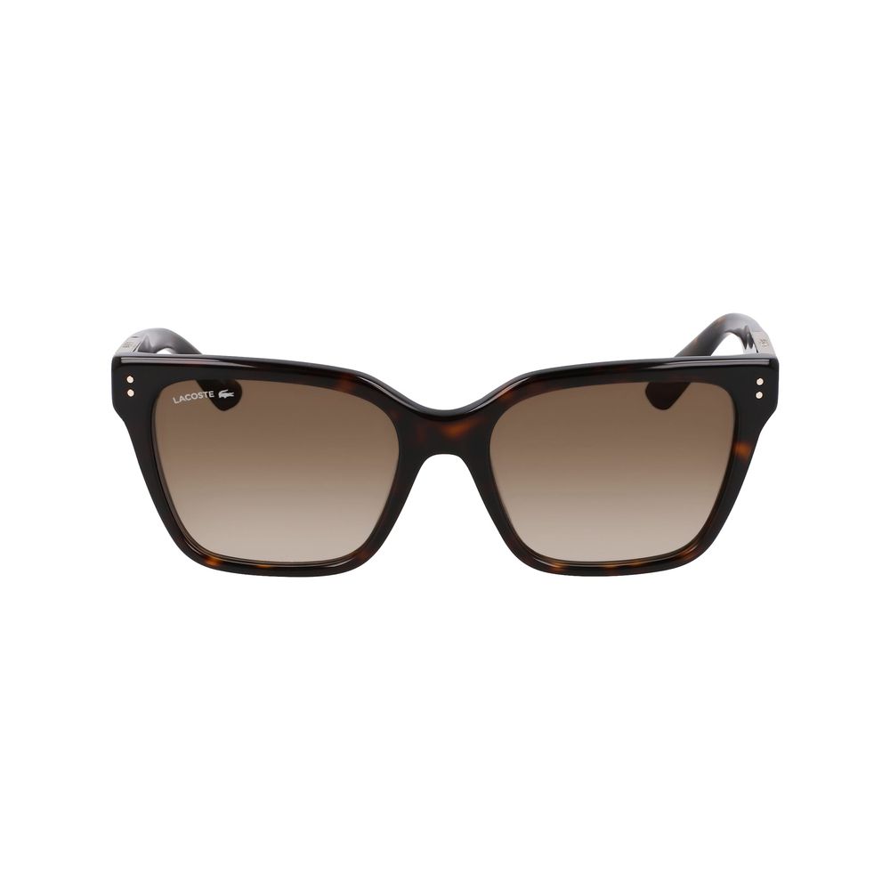 Lacoste Brown Acetate Sunglasses