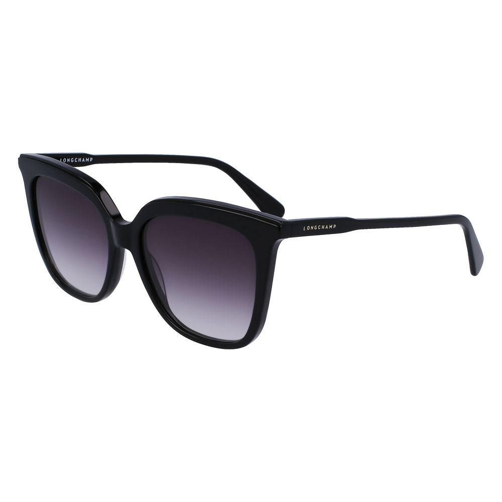Longchamp Black Acetate Sunglasses
