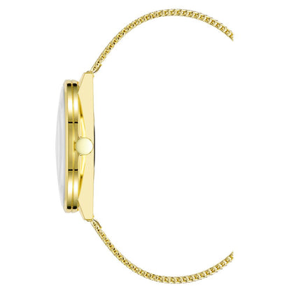 Nine West Gold Stainless Steel Bracelet Watch