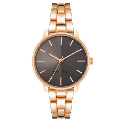 Nine West Multicolor Metal Dress Watch