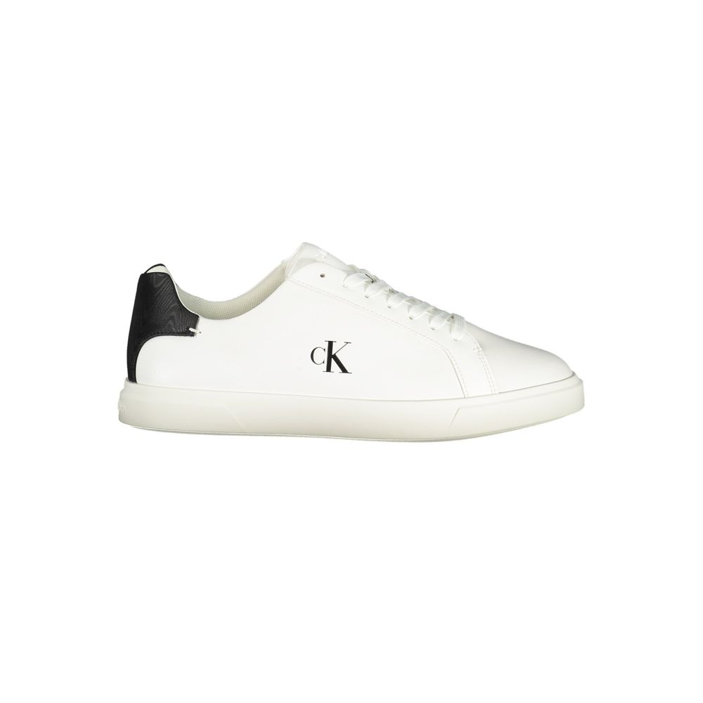 Calvin Klein White Leather Women Sneaker