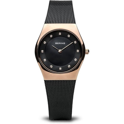 BERING Black Stainless Steel Dress Watch