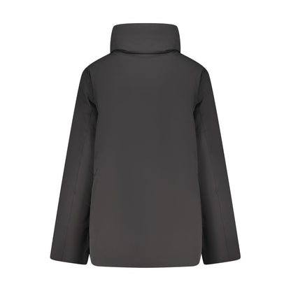 K-WAY Black Nylon Jackets & Coat