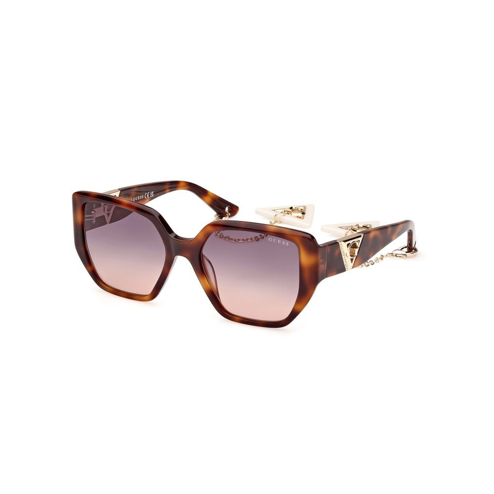 Guess Brown Acetate Sunglasses