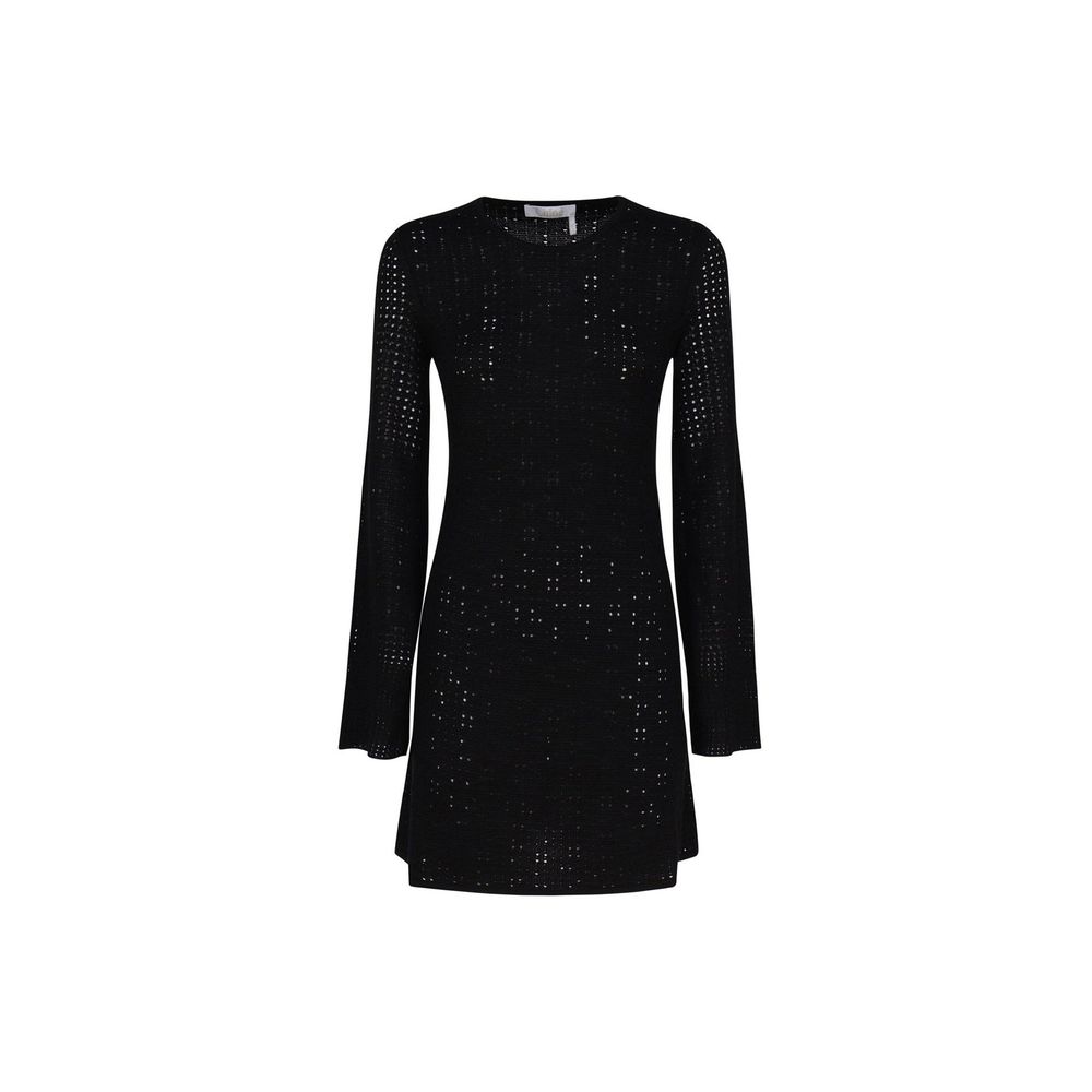 Chloé Black Cashmere Casual Dress