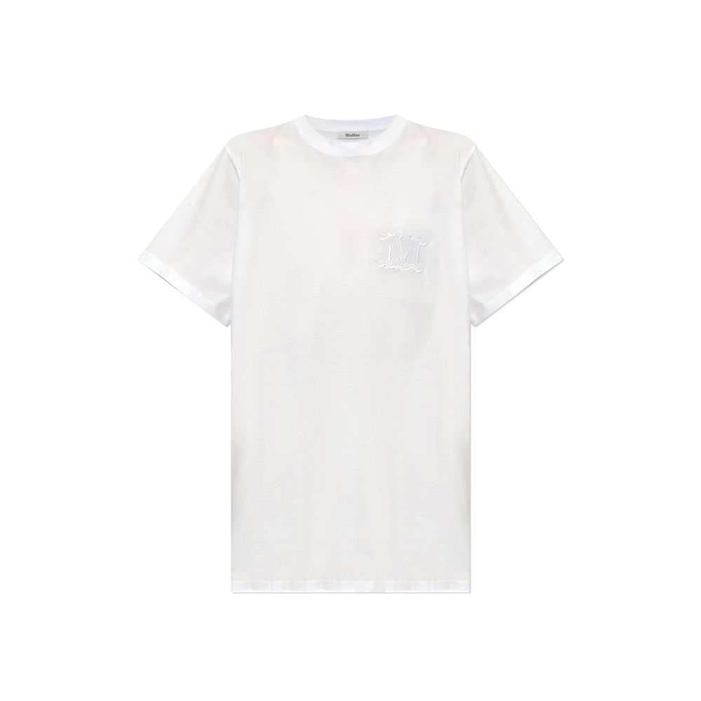 Max Mara White Cotton T-Shirt