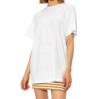 Max Mara White Cotton T-Shirt