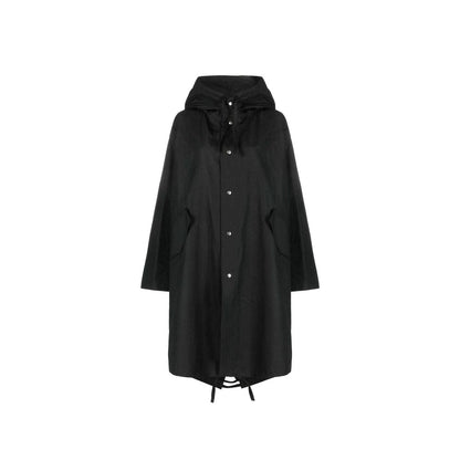 Jil Sander Black Cotton Parka