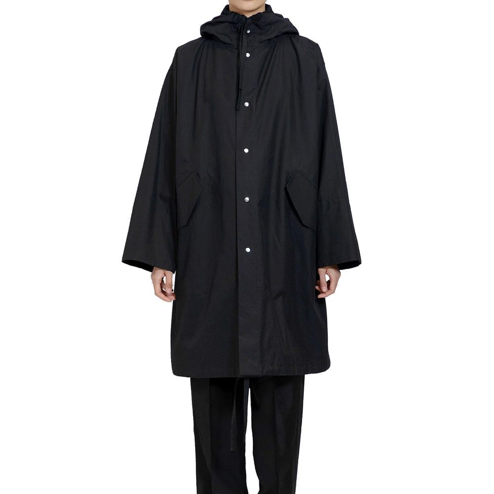Jil Sander Black Cotton Parka