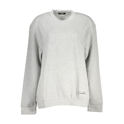 Cavalli Class Grigio Polyester Woman Sweatshirt