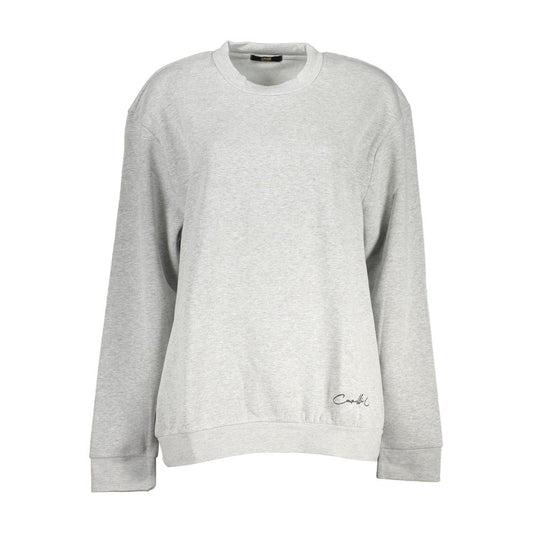 Cavalli Class Grigio Polyester Woman Sweatshirt