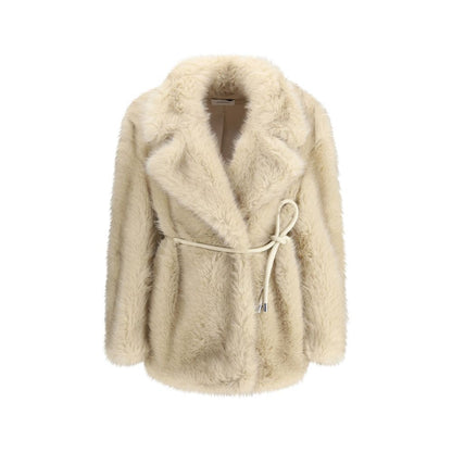 Max Mara Beige Polyester Coat