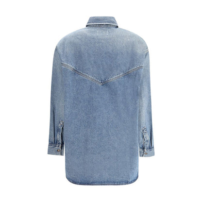 Camicia in denim blu Agolde