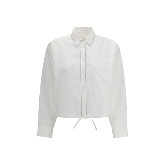 Marni White Cotton Shortsleeve Shirt