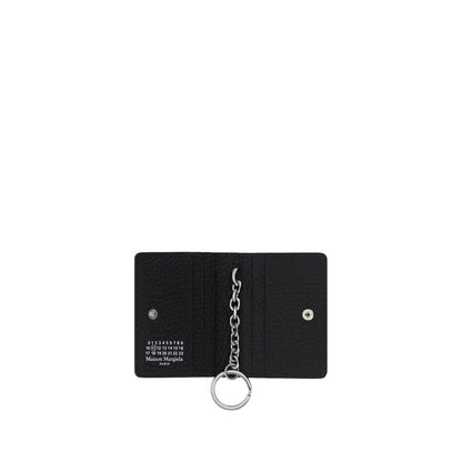 Margiela Black Calf Leather Bos Taurus Keychain
