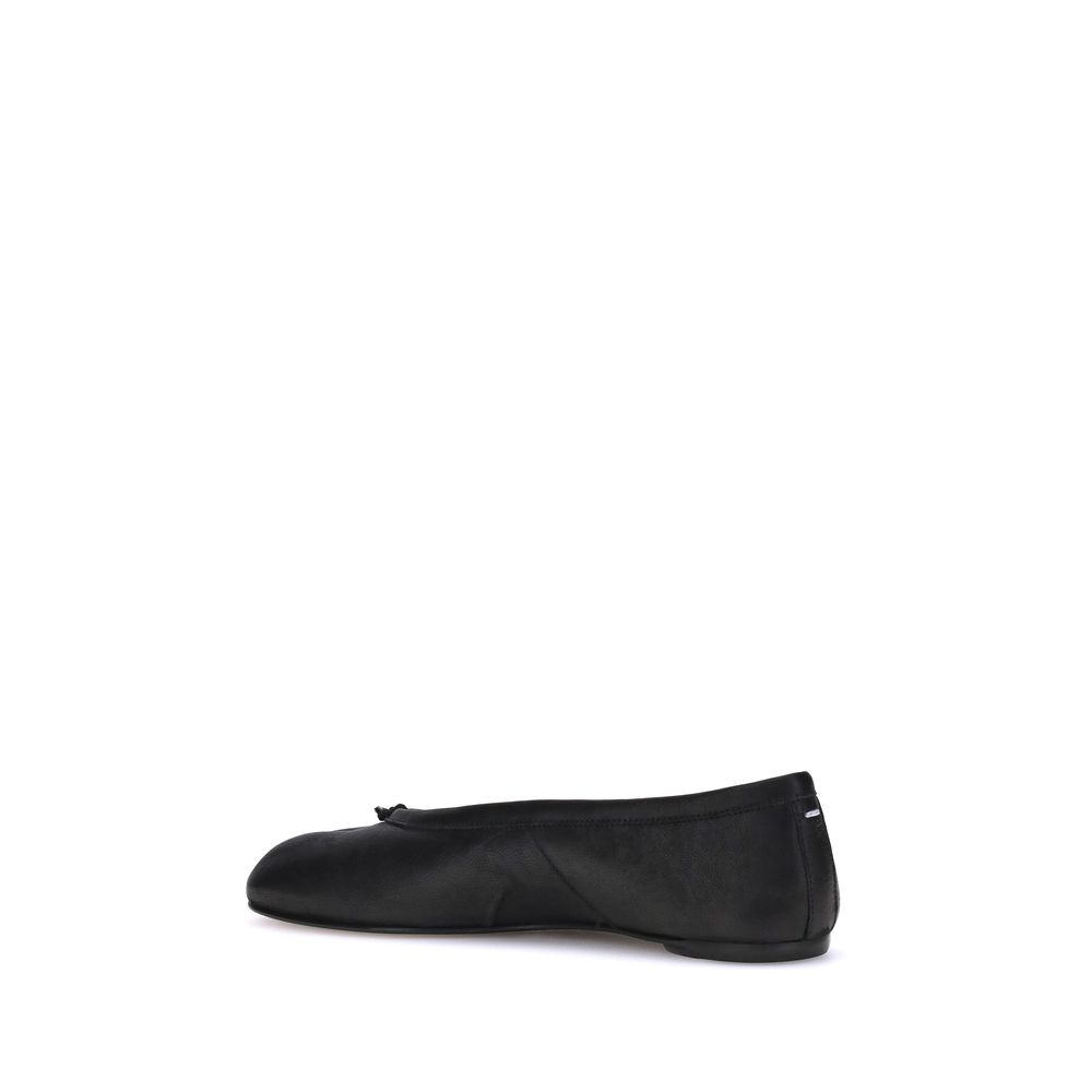 Margiela Black Lamb Ovis Aries Aries Ballet Flats