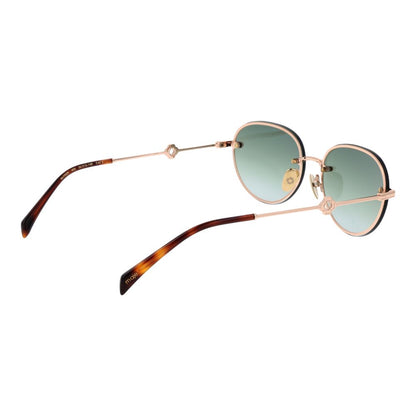 Maje Gold Metal Sunglasses