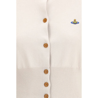 Vivienne Westwood White Cotton Cardigan